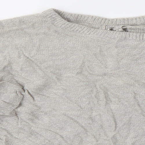 Brave Soul Womens Grey   Pullover Jumper Size M
