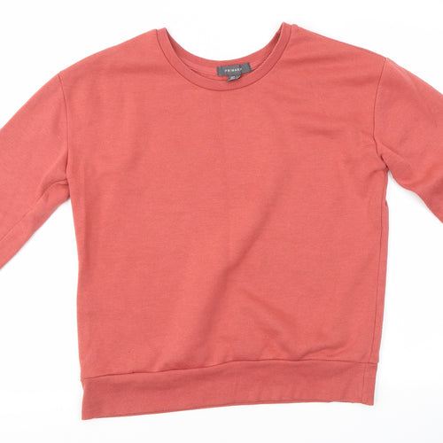 Primark Womens Orange   Pullover Jumper Size 6