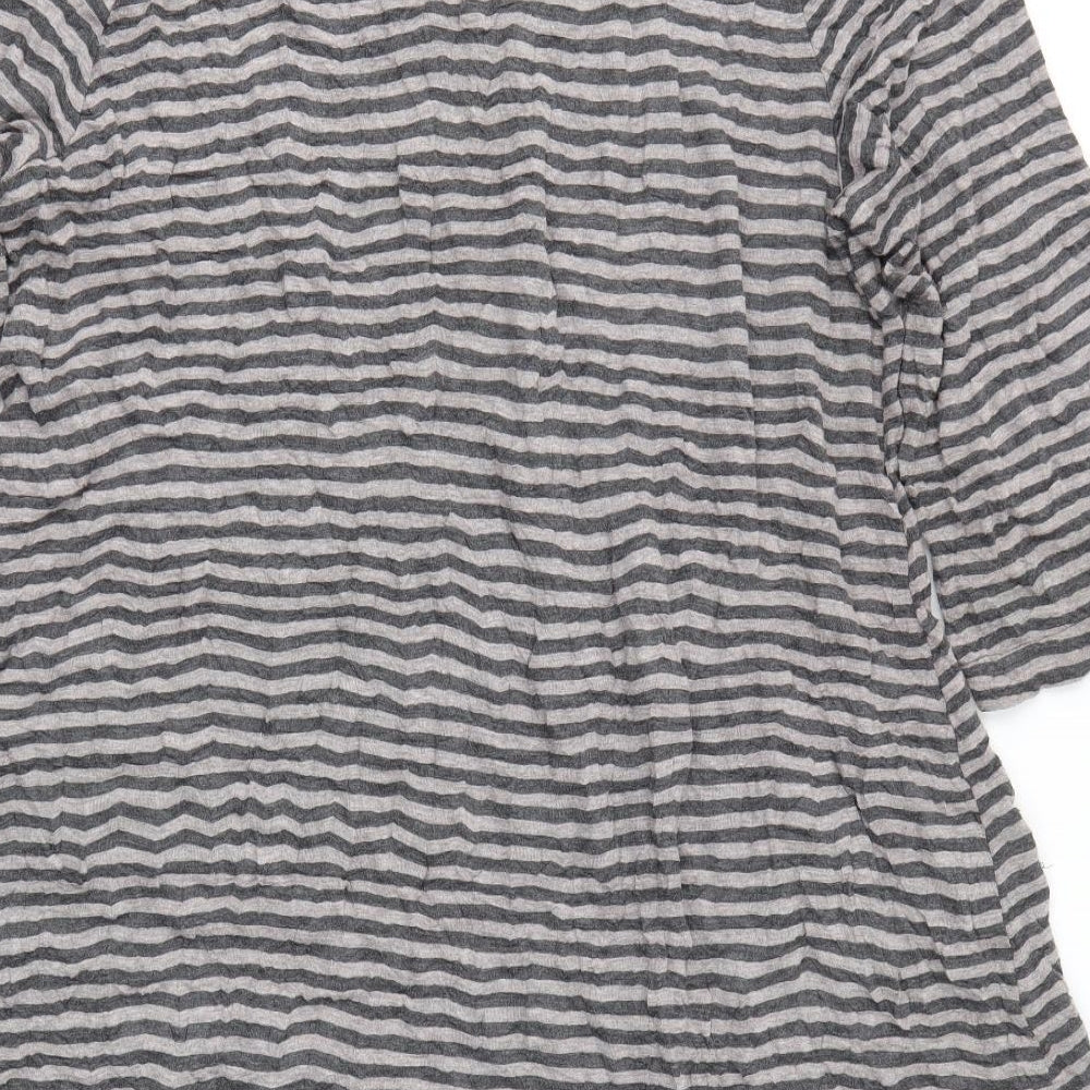 Capri Womens Multicoloured Striped  A-Line  Size M  - Size M/L