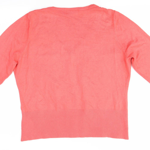 Wallis Womens Pink   Cardigan Jumper Size L