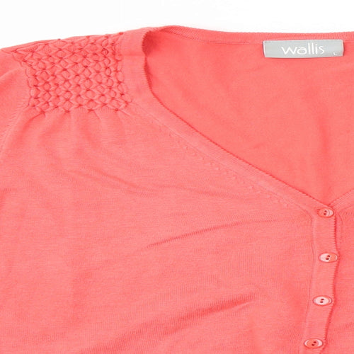 Wallis Womens Pink   Cardigan Jumper Size L