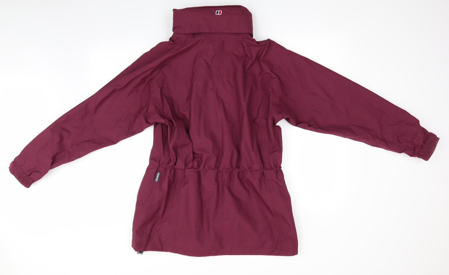 Berghaus Womens Purple   Rain Coat Coat Size 12  - Hood in collar Burgandy