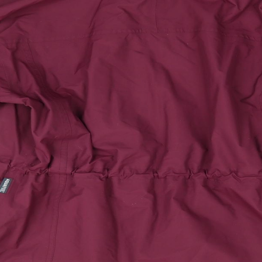 Berghaus Womens Purple   Rain Coat Coat Size 12  - Hood in collar Burgandy