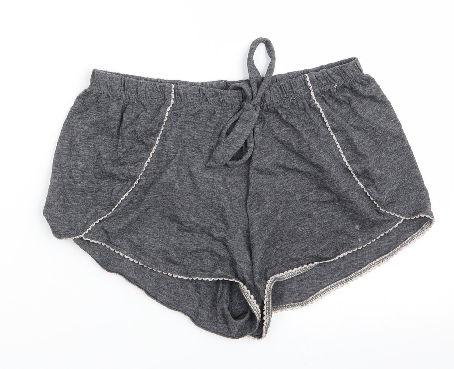 Lover to Lounge Womens Grey Solid   Sleep Shorts Size M