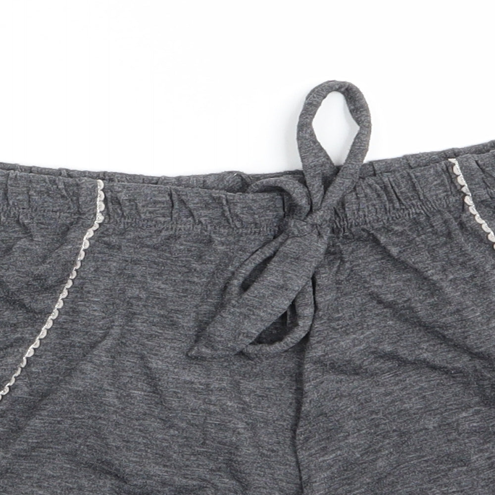 Lover to Lounge Womens Grey Solid   Sleep Shorts Size M