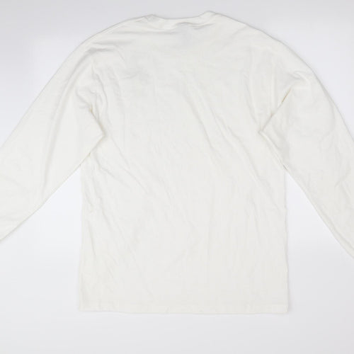 Gildan Hammer Mens Ivory    Button-Up Size L  - Okay