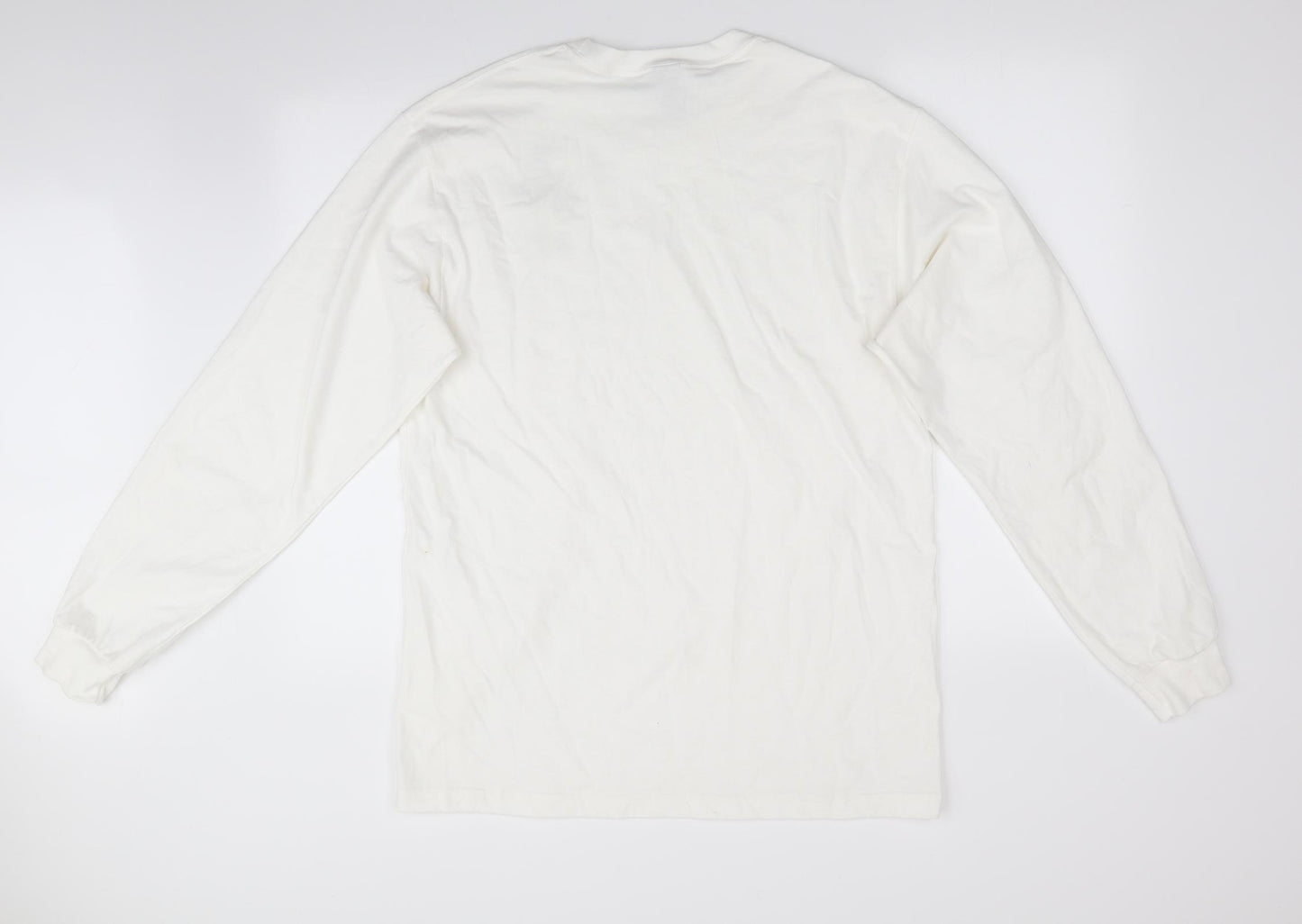 Gildan Hammer Mens Ivory    Button-Up Size L  - Okay