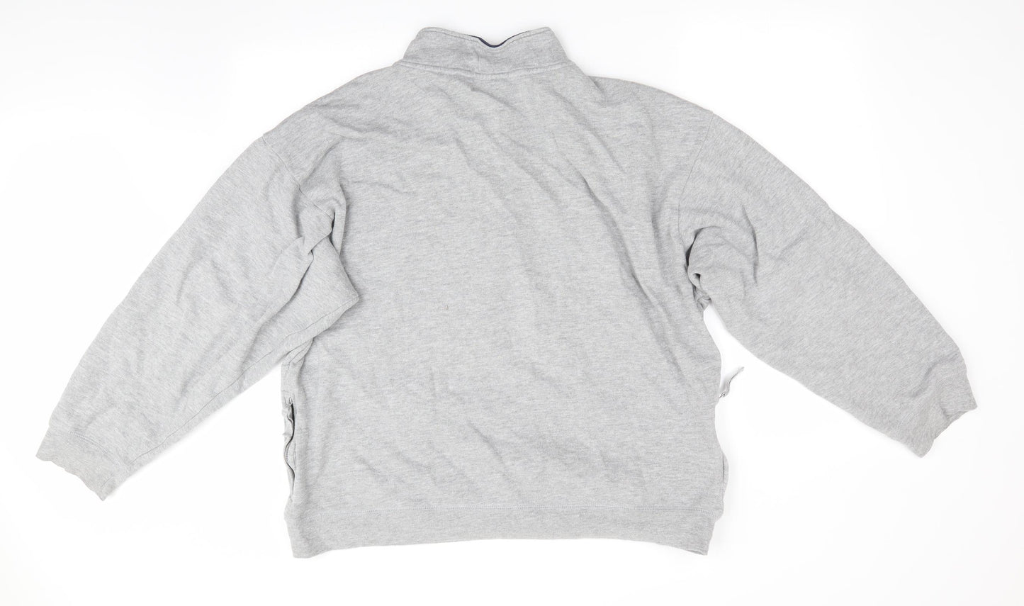 Tayberry & Co Mens Grey   Henley Sweatshirt Size XL