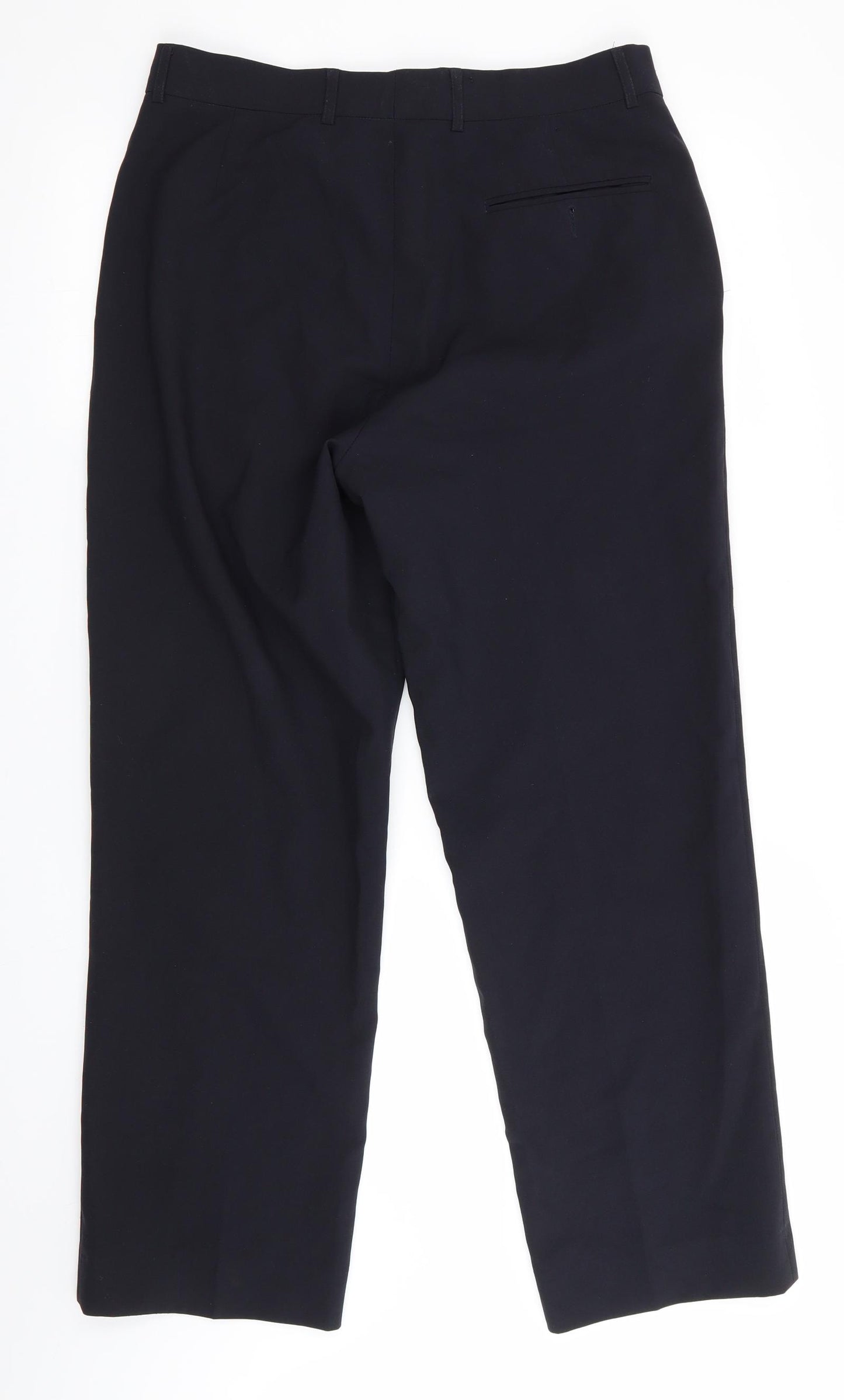 Dunnes Mens Blue   Trousers  Size 32 in L28 in