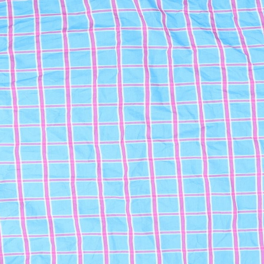Loensee  Mens Blue Check   Button-Up Size 4XL  - Light blue & pink Check