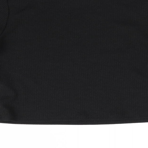 Primark Girls Black   Pullover Jumper Size 12-13 Years  - ribbed fabric