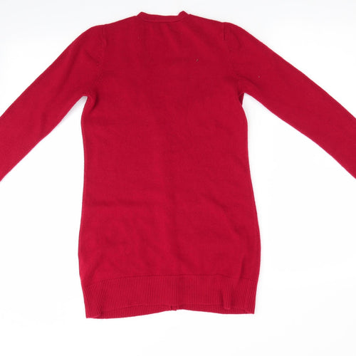 Millers Womens Red   Cardigan Jumper Size S  - Longline Cardigan