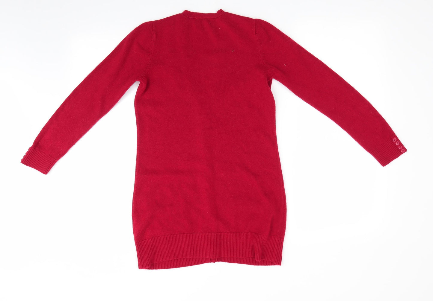 Millers Womens Red   Cardigan Jumper Size S  - Longline Cardigan