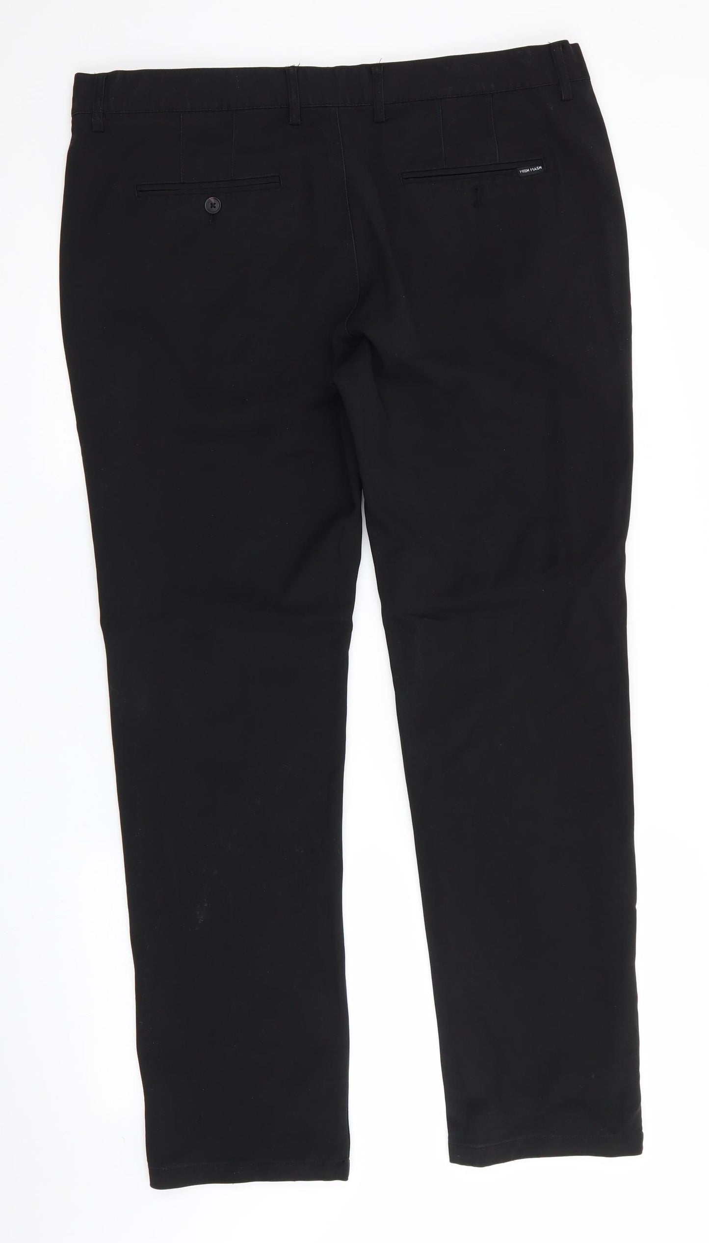 Mish Mash Mens Black   Trousers  Size 38 in L30 in