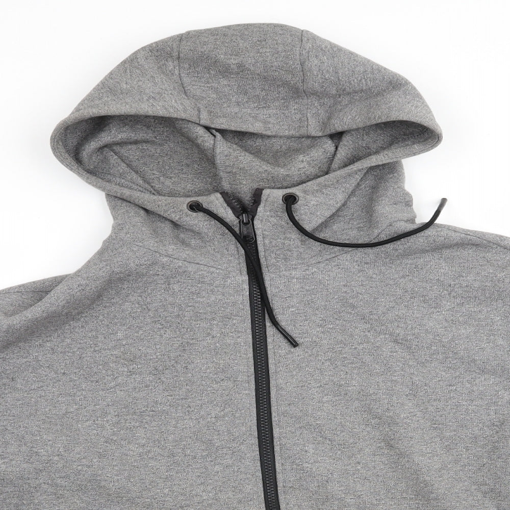 Preworn Mens Grey   Full Zip Hoodie