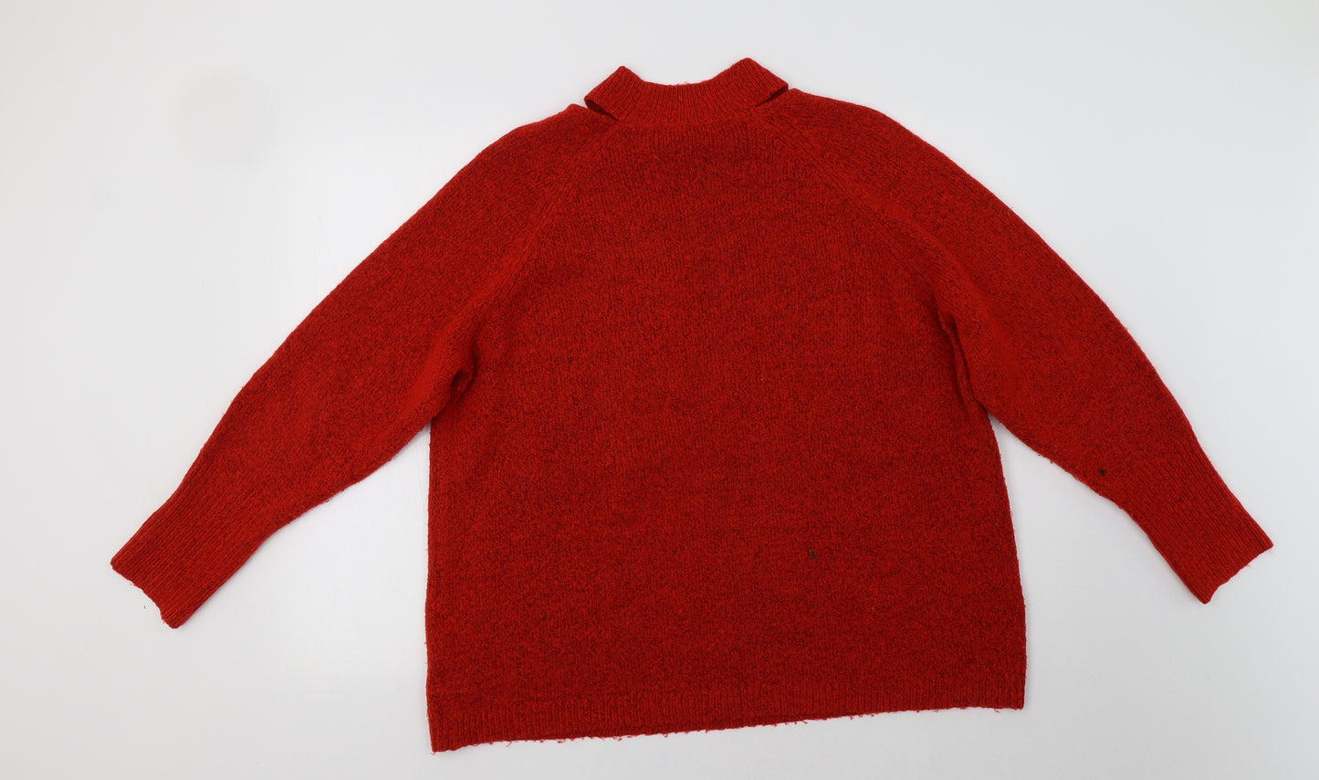 F&F Womens Red   Pullover Jumper Size 12