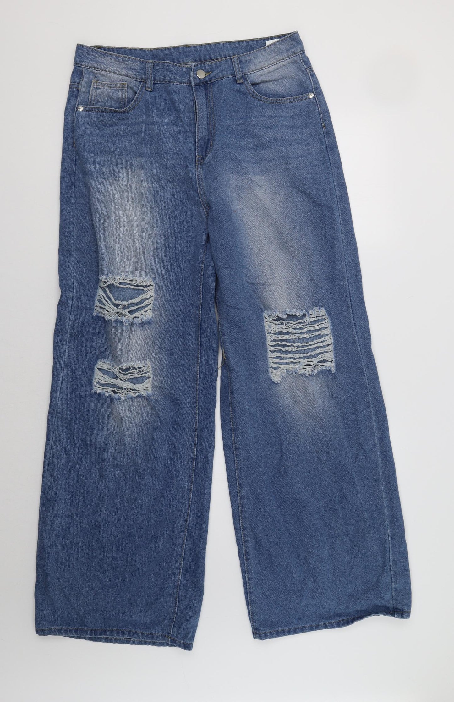SheIn Womens Blue   Bootcut Jeans Size L L32 in