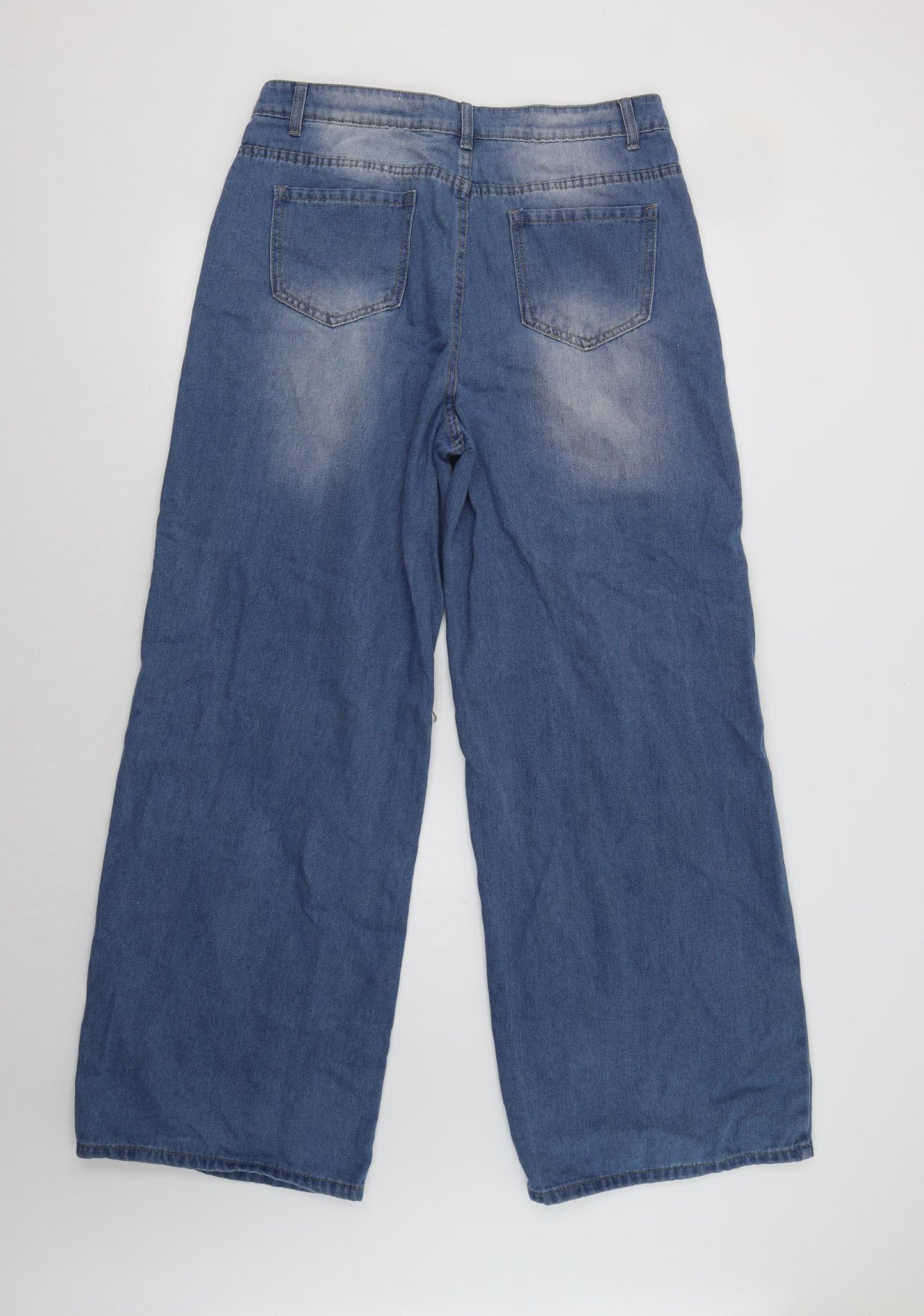 SheIn Womens Blue   Bootcut Jeans Size L L32 in