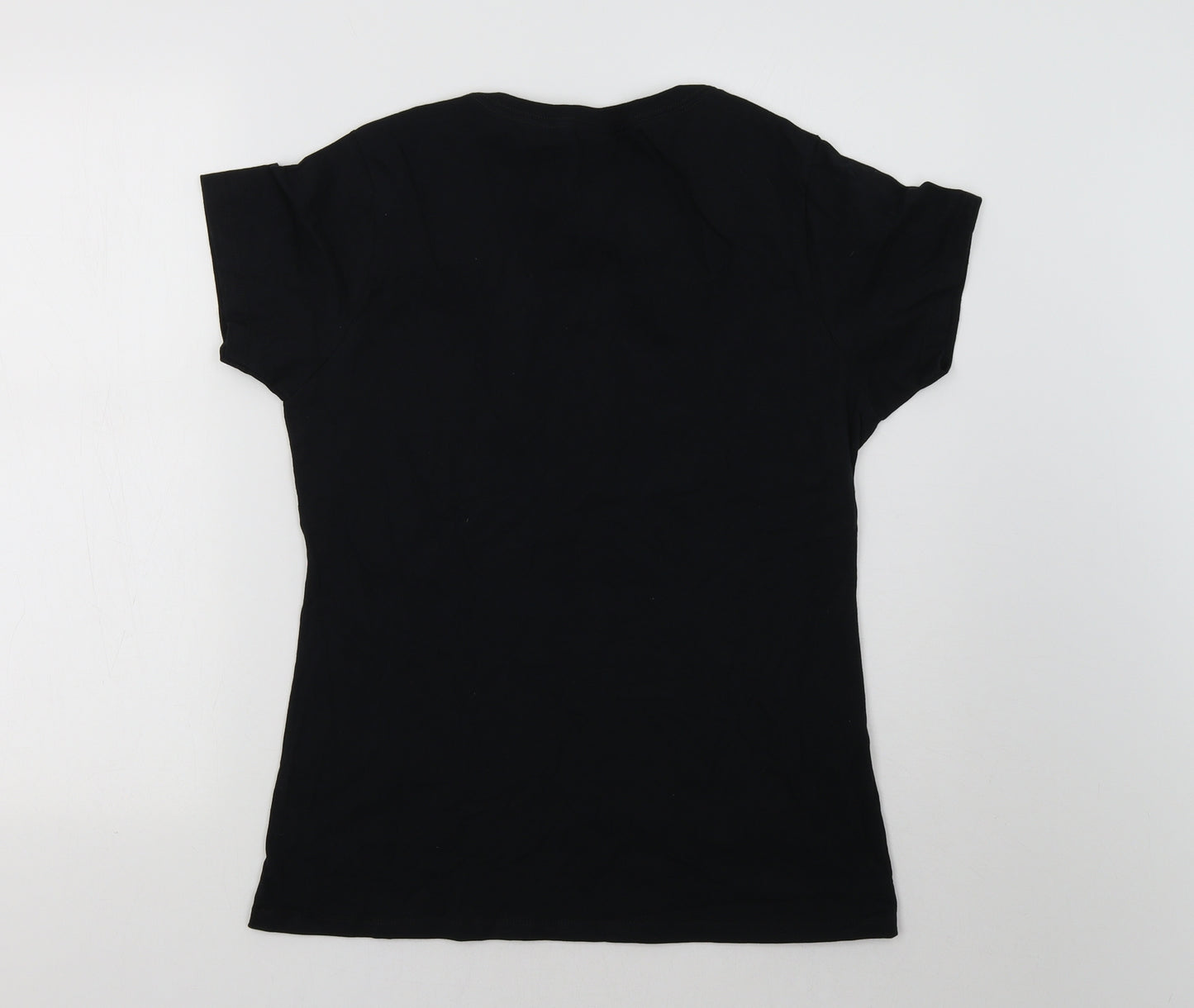 Gildan Womens Black   Basic T-Shirt Size M  - Baseball