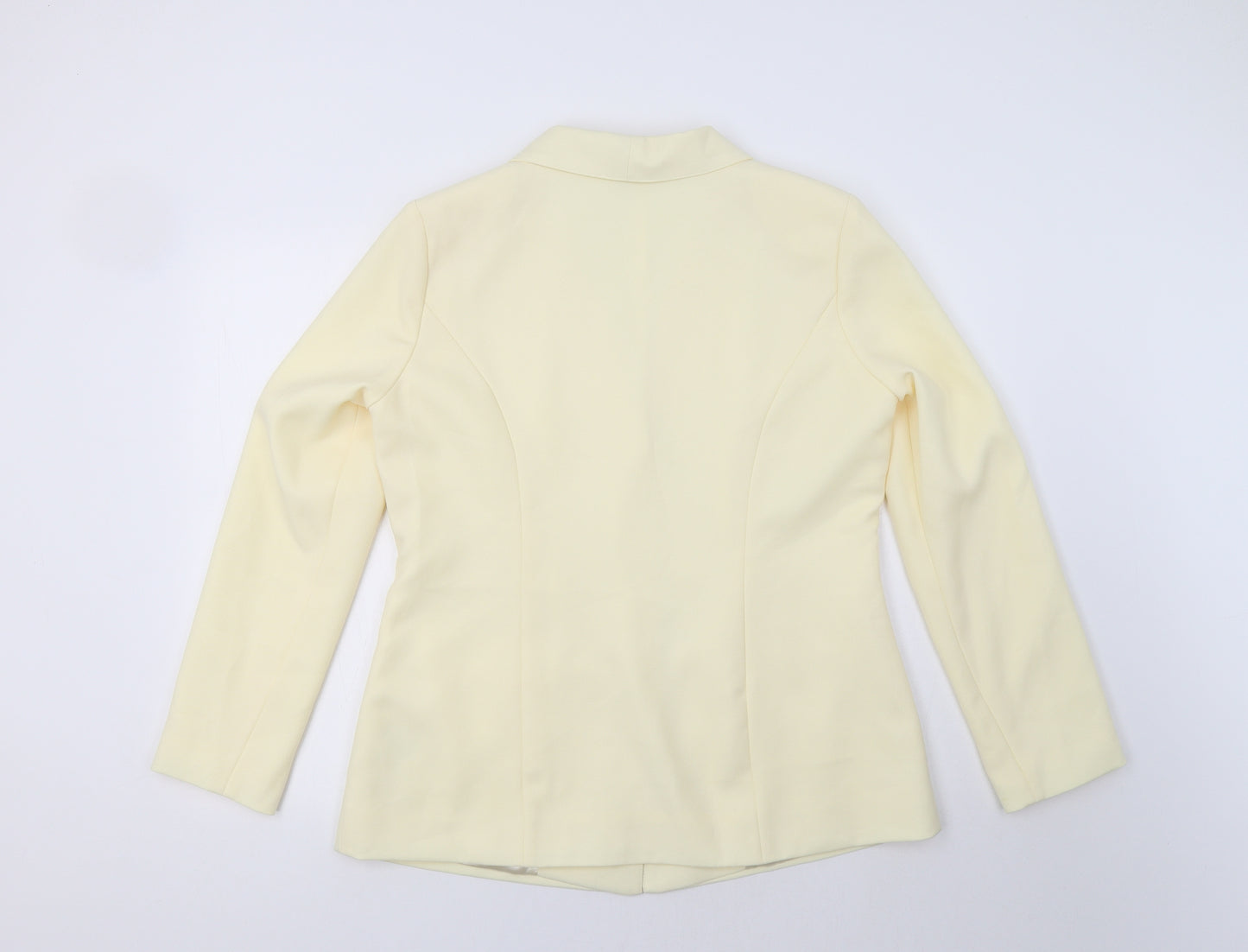 Damart Womens Yellow   Jacket Blazer Size 14