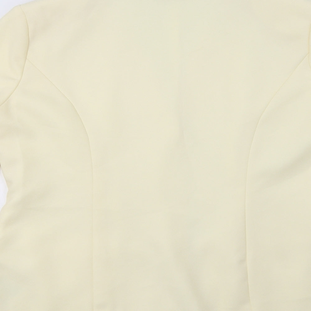 Damart Womens Yellow   Jacket Blazer Size 14
