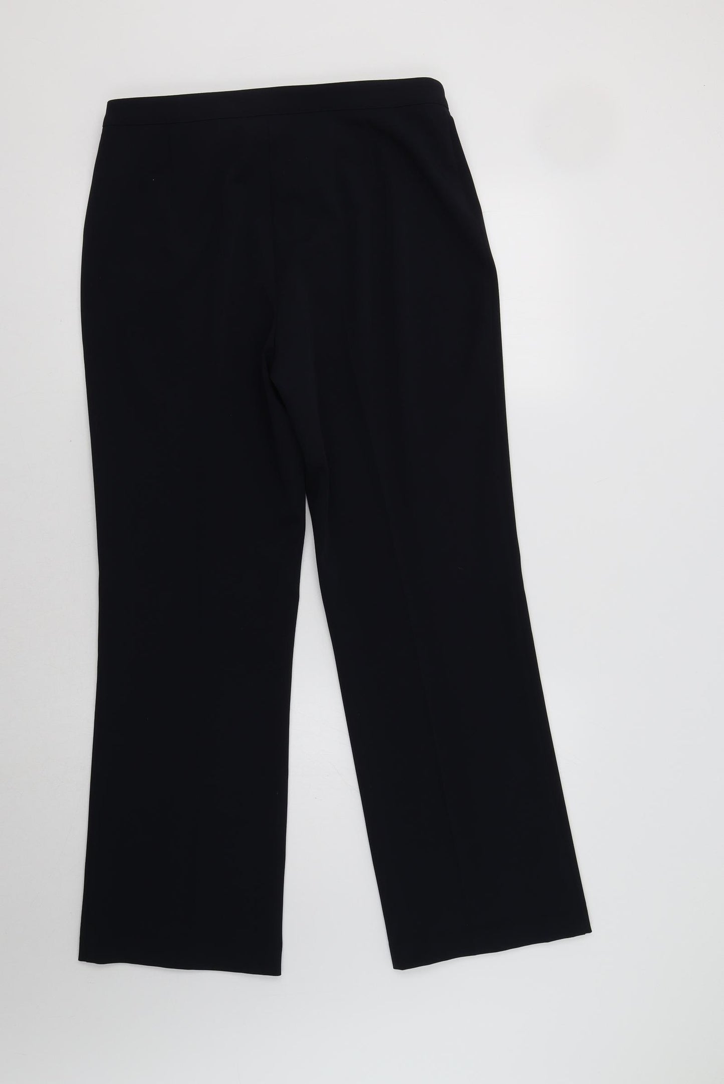 M&S Womens Blue   Dress Pants Trousers Size 12 L30 in