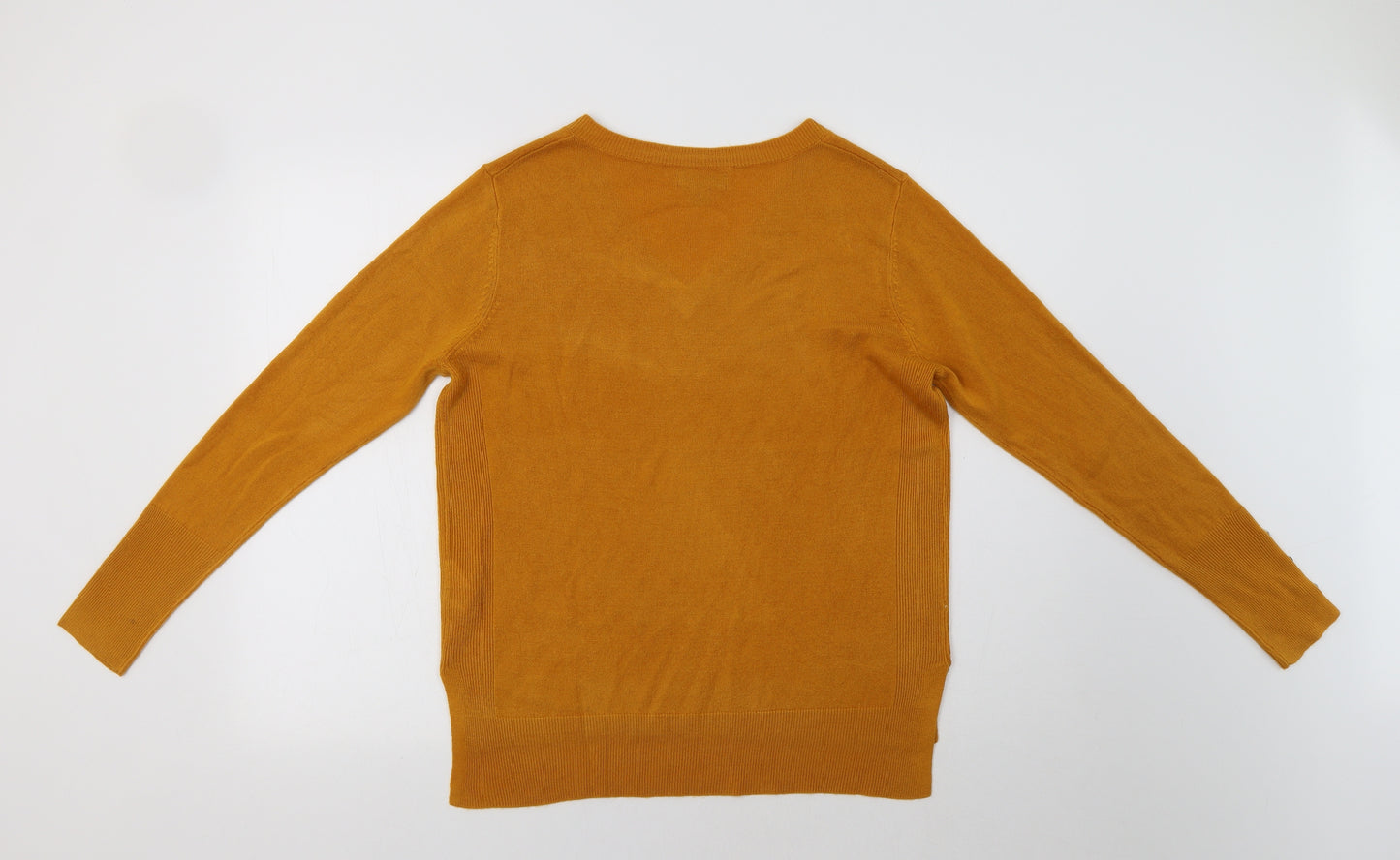 Primark Womens Yellow   Pullover Jumper Size S