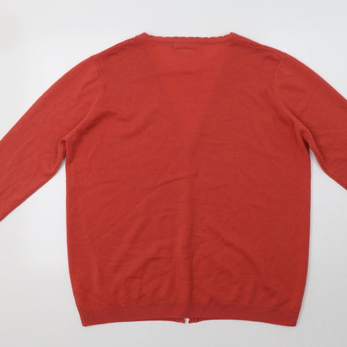 Isle Womens Pink   Cardigan Jumper Size L