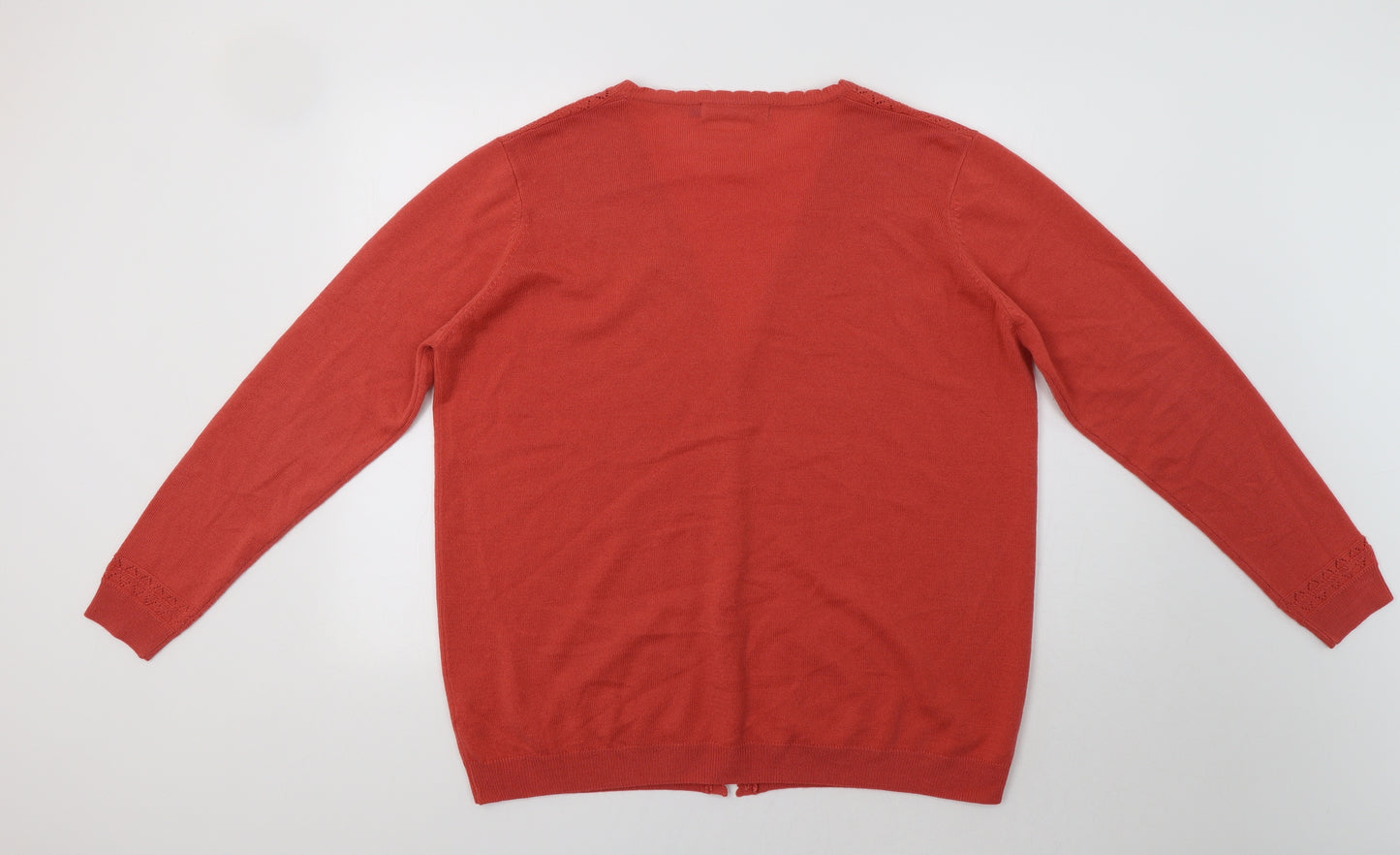 Isle Womens Pink   Cardigan Jumper Size L