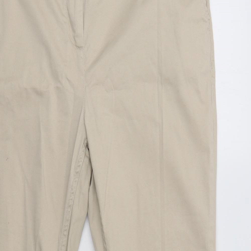 Per Una Womens Beige   Dress Pants Trousers Size 14 L29 in