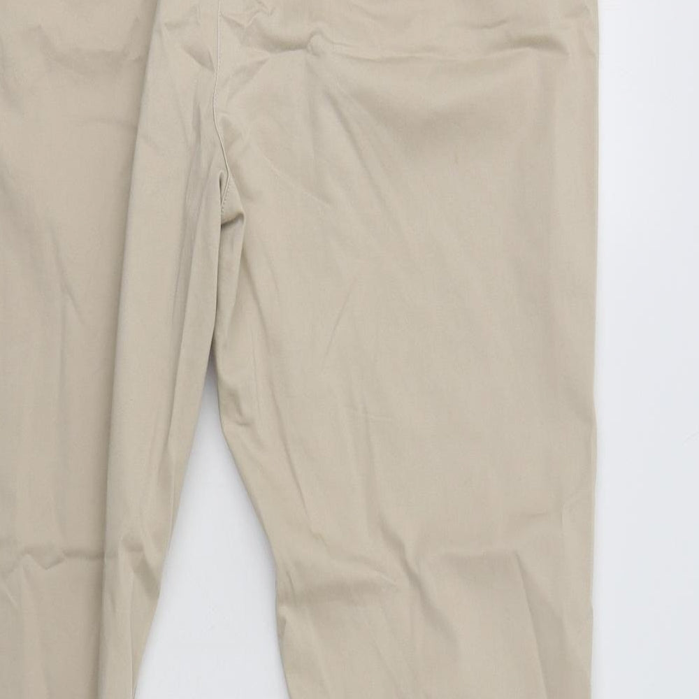 Per Una Womens Beige   Dress Pants Trousers Size 14 L29 in