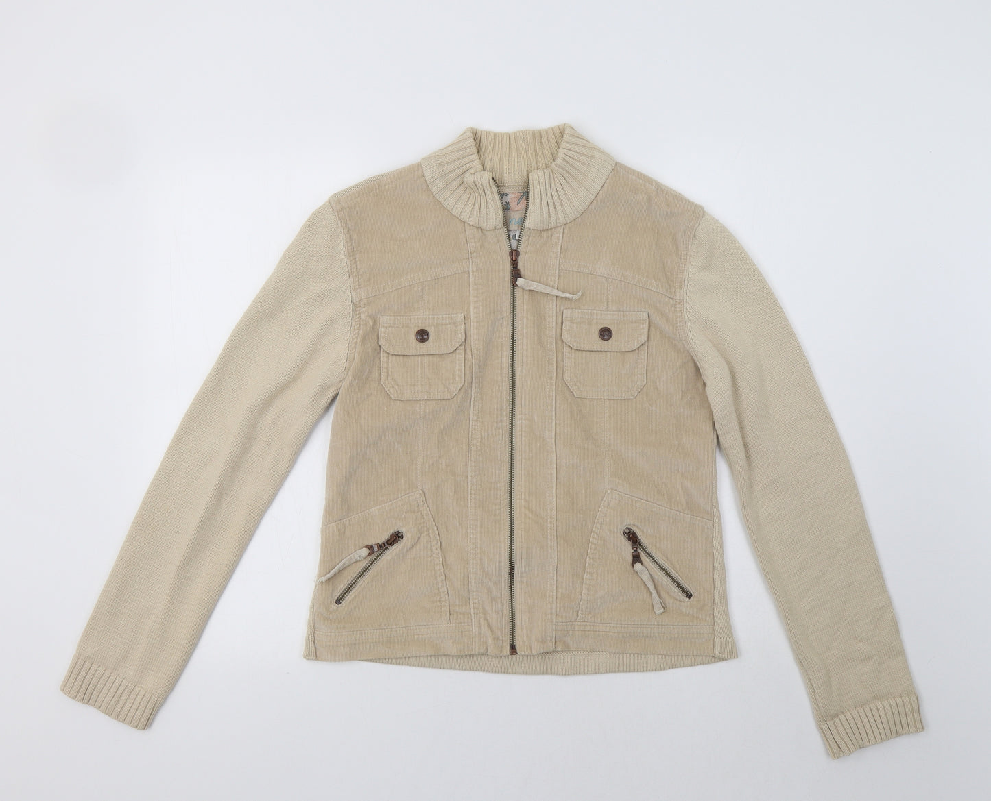 NEXT Womens Beige   Jacket Coatigan Size 12