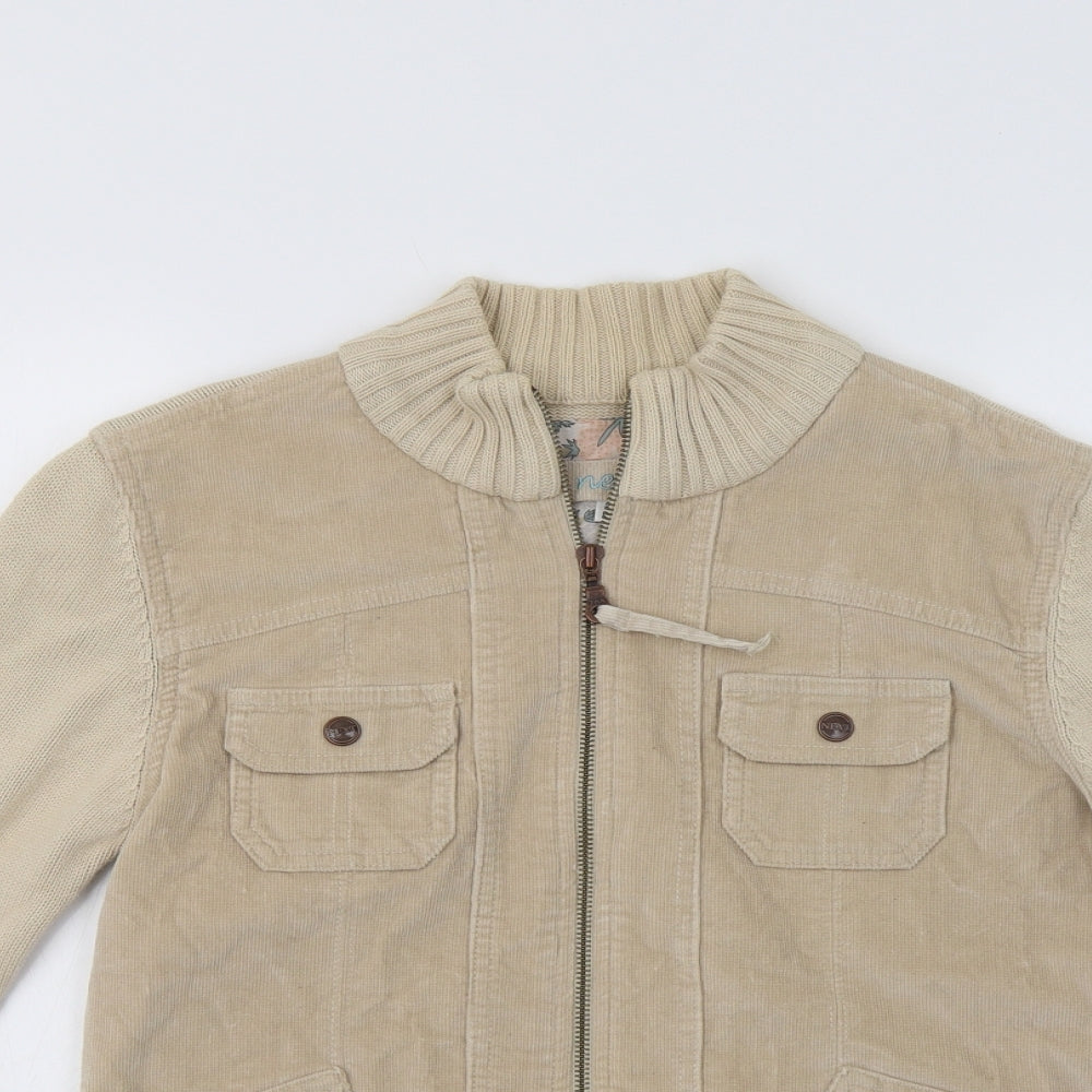 NEXT Womens Beige   Jacket Coatigan Size 12