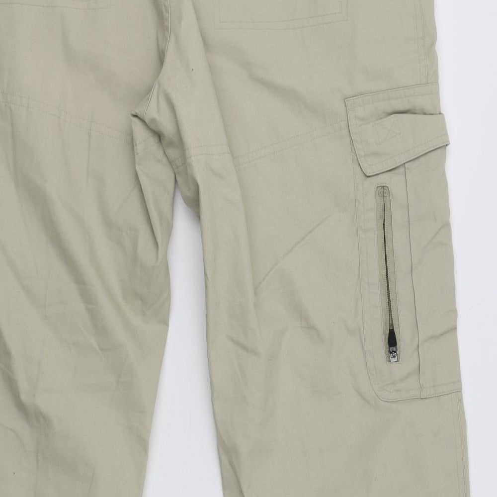 Trespass Mens Beige   Cargo Trousers Size XL L31 in