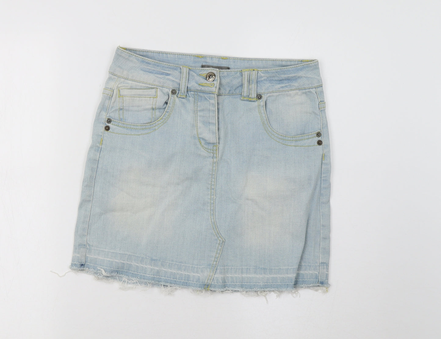 South Womens Blue  Denim Mini Skirt Size 8
