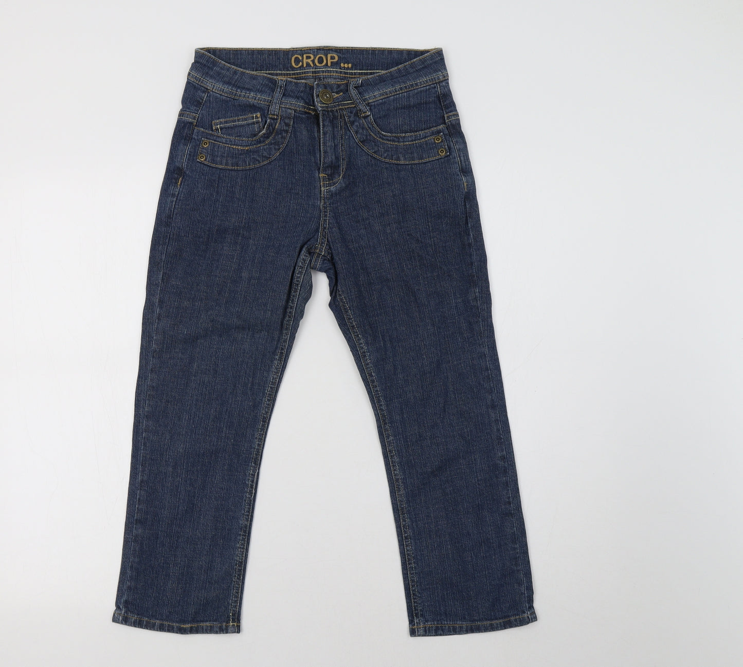 Shop Direct Womens Blue   Cropped Jeans Size 8 L21 in