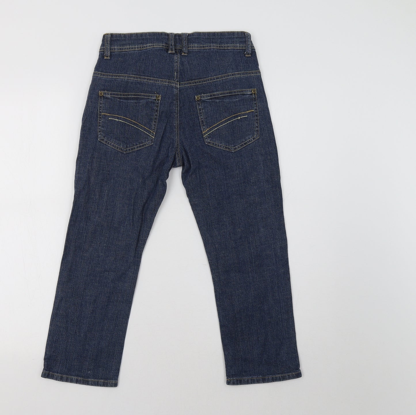Shop Direct Womens Blue   Cropped Jeans Size 8 L21 in