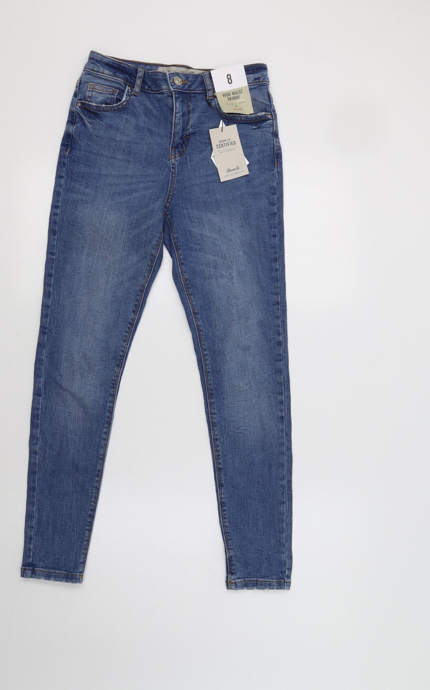 Primark Womens Blue   Skinny Jeans Size 8 L27 in