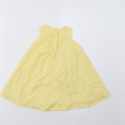 Mothercare  Yellow   Fit & Flare  Size 12-18 Months