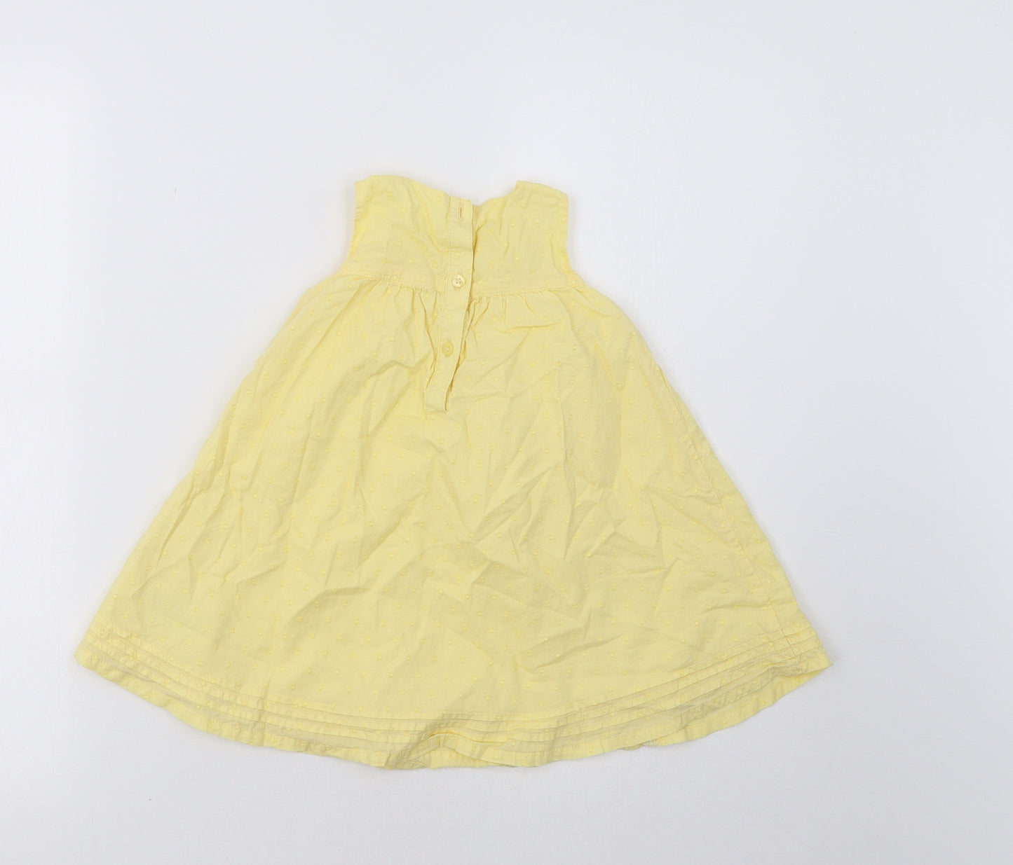 Mothercare  Yellow   Fit & Flare  Size 12-18 Months