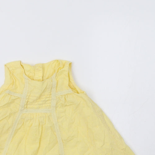Mothercare  Yellow   Fit & Flare  Size 12-18 Months