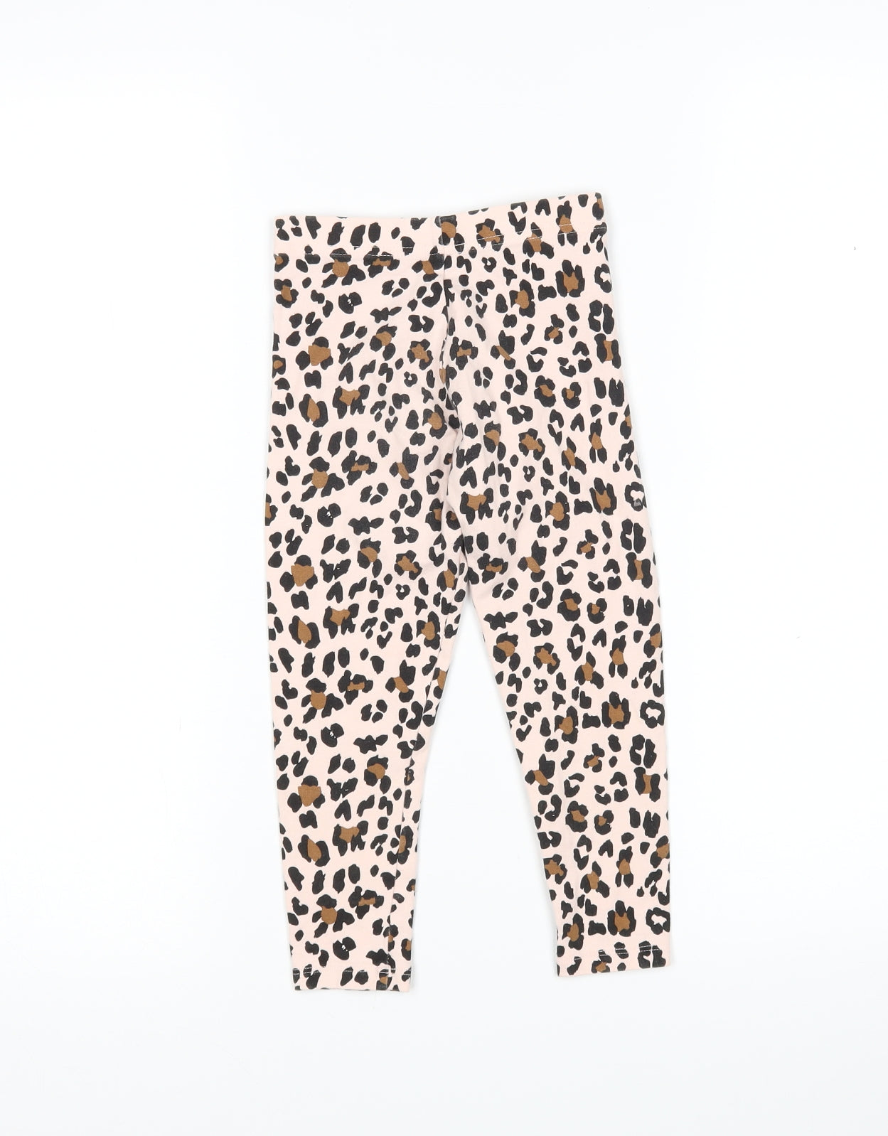 George Girls Multicoloured Animal Print  Sweatpants Trousers Size 3-4 Years - Leggings