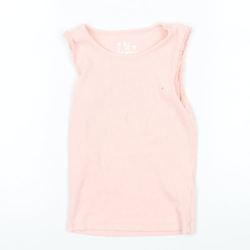 F&F Girls Pink   Basic Tank Size 5-6 Years
