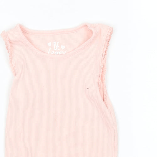 F&F Girls Pink   Basic Tank Size 5-6 Years
