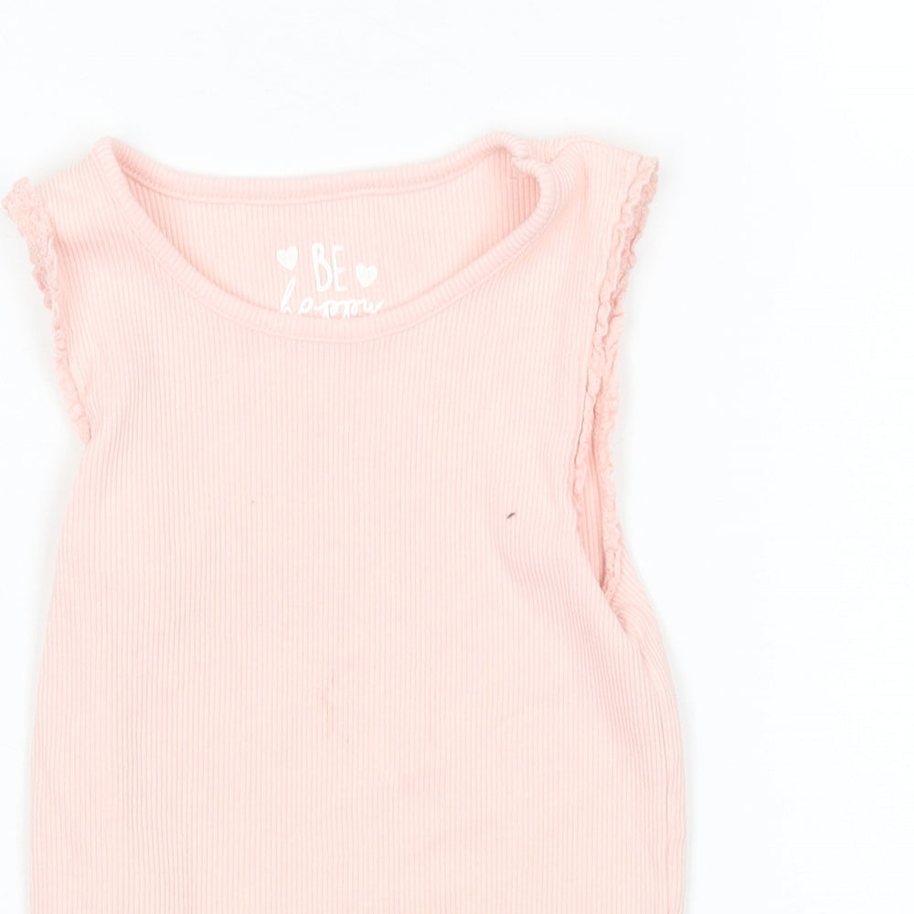 F&F Girls Pink   Basic Tank Size 5-6 Years