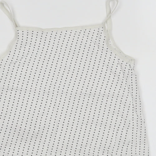 Primark Girls Multicoloured Polka Dot  Basic Tank Size 6-7 Years