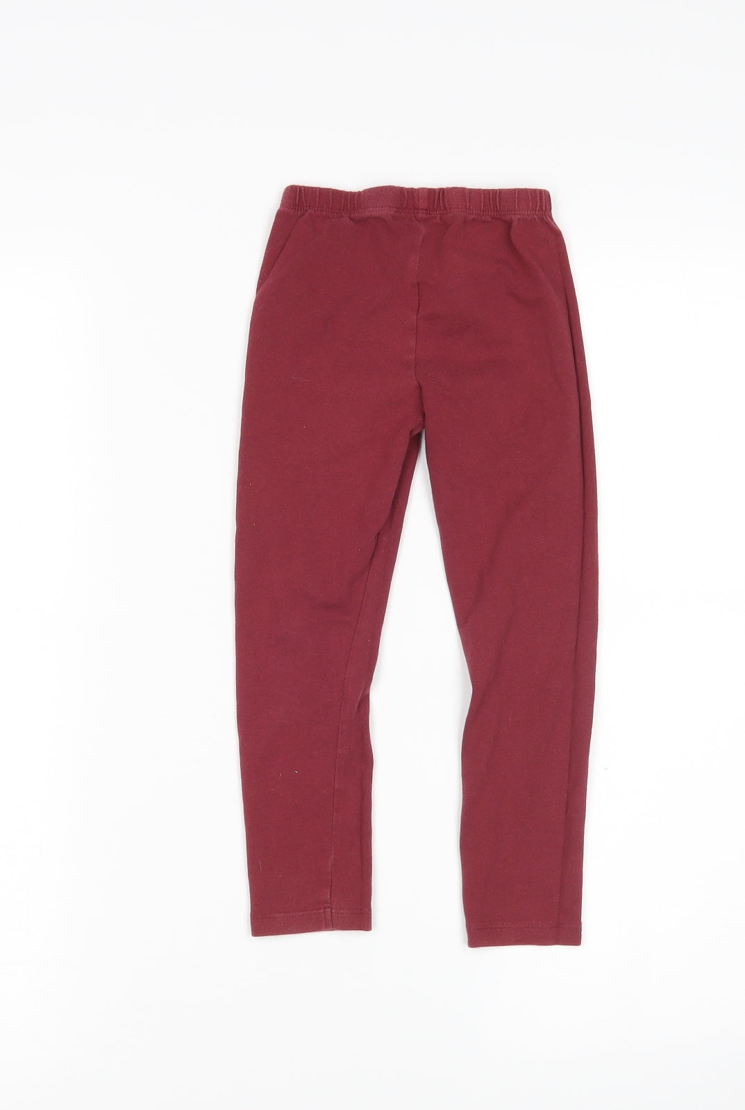 Nutmeg Girls Red   Sweatpants Trousers Size 4-5 Years - Leggings