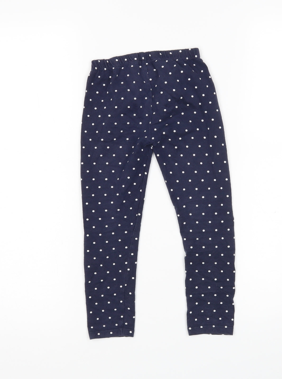 Nutmeg Girls Blue Polka Dot  Sweatpants Trousers Size 4-5 Years