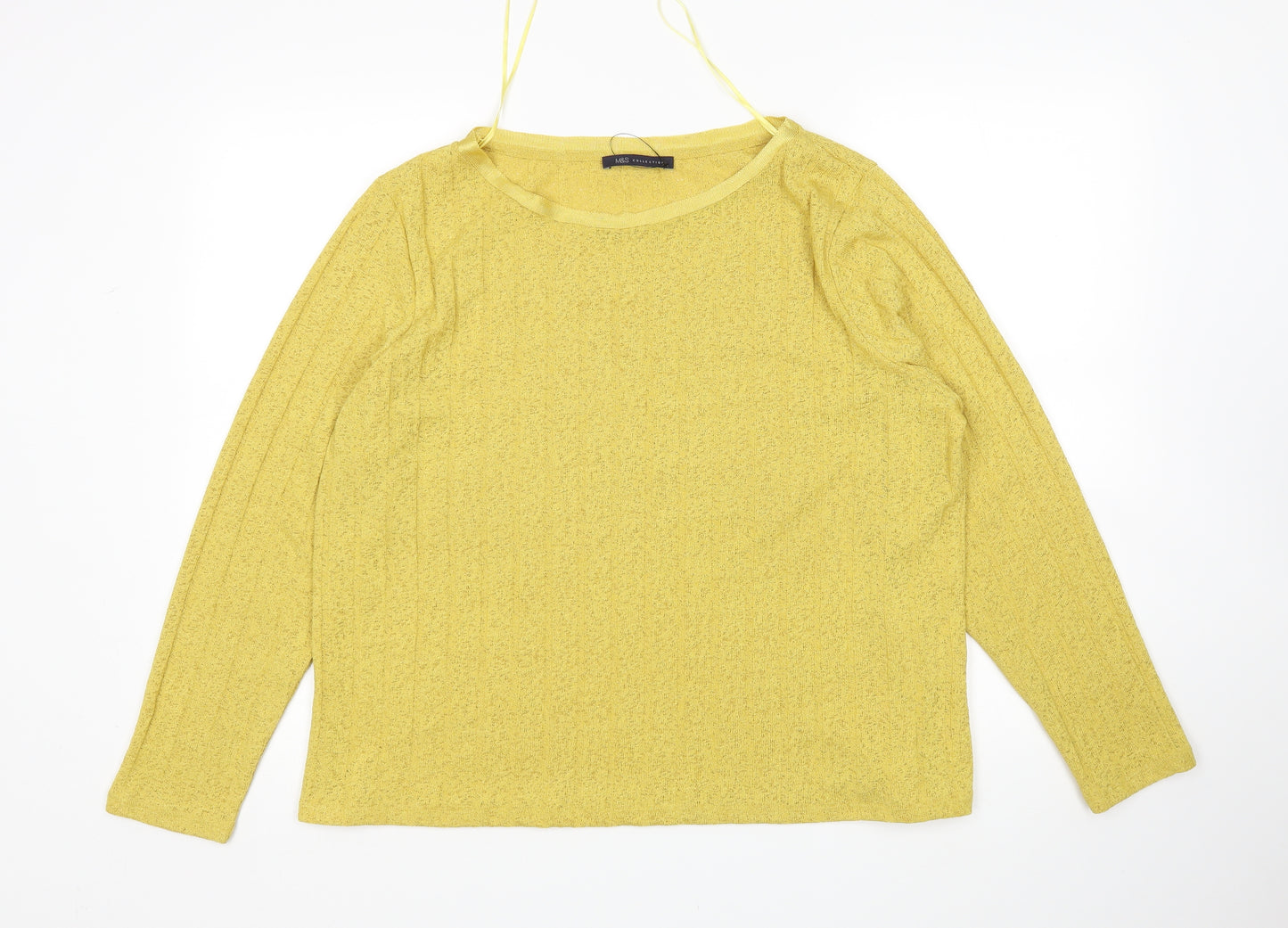 M&S Womens Green   Pullover Jumper Size 18