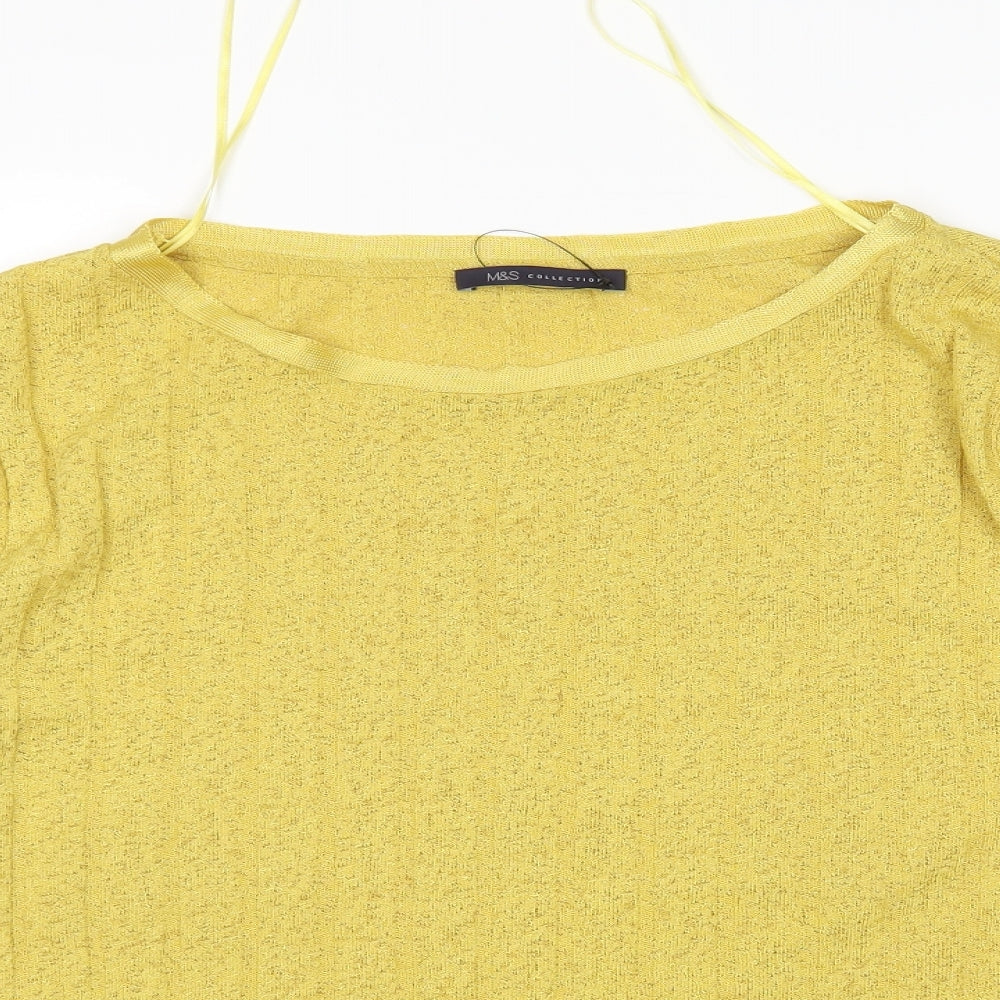 M&S Womens Green   Pullover Jumper Size 18